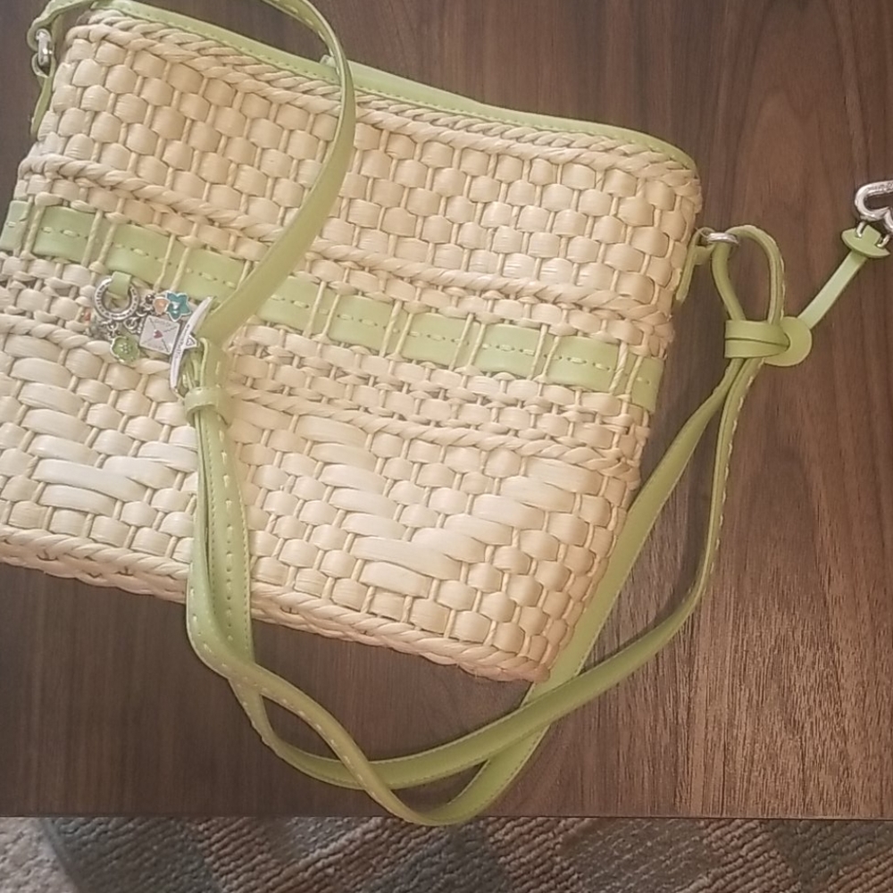 Brighton Carmela raffia tote new condition